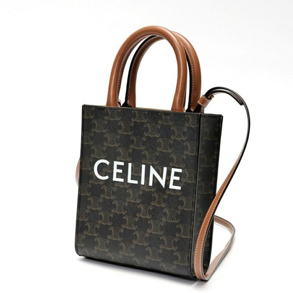 CELINE Brown Shoulder Bag - Picture 1 of 7